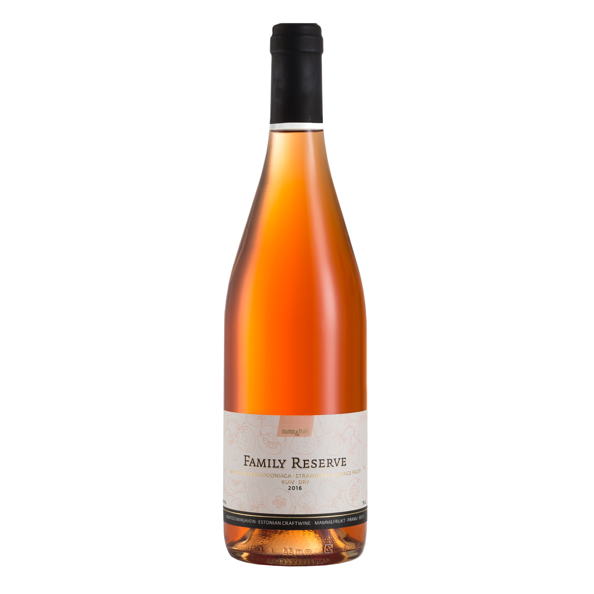 Mamm&Frukt Family Reserve Maasikas Ebaküdooniaga-rosé vein-roosa vein-eesti vein-käsitöövein-kuiv vein-kvaliteetvein